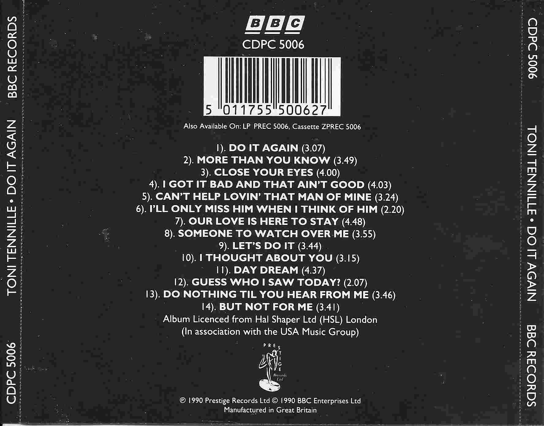Back cover of CDPC 5006